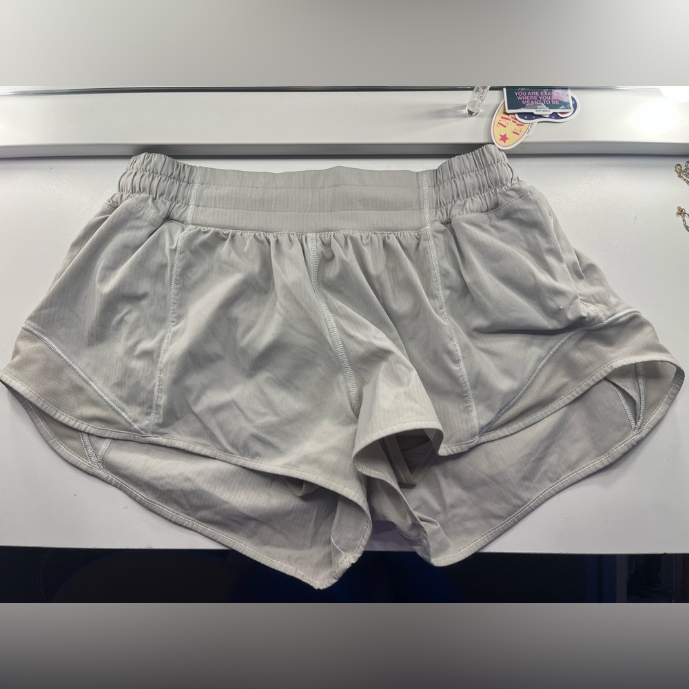 White lulu shorts